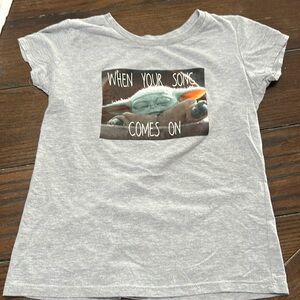 Star Wars Baby Yoda Song Tee L 10/12